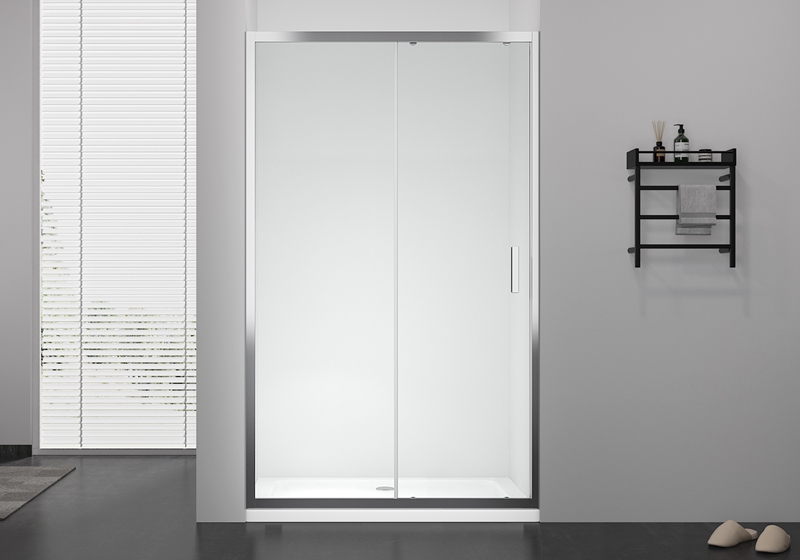 EX-505C Cabine de chuveiro fina deslizante reta de 5 mm