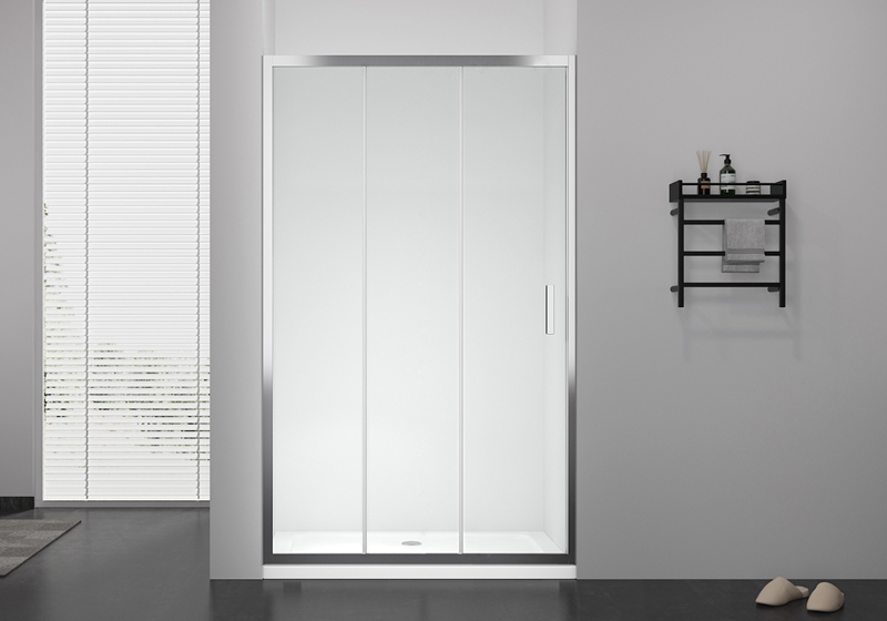 PV 906 Porta tri deslizante de 5/6 mm, box de chuveiro clássico deslizante